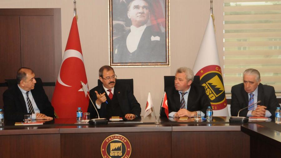 ZONGULDAK TİCARET VE SANAYİ ODASI HEYETİ, GSO'YU ZİYARET ETTİ