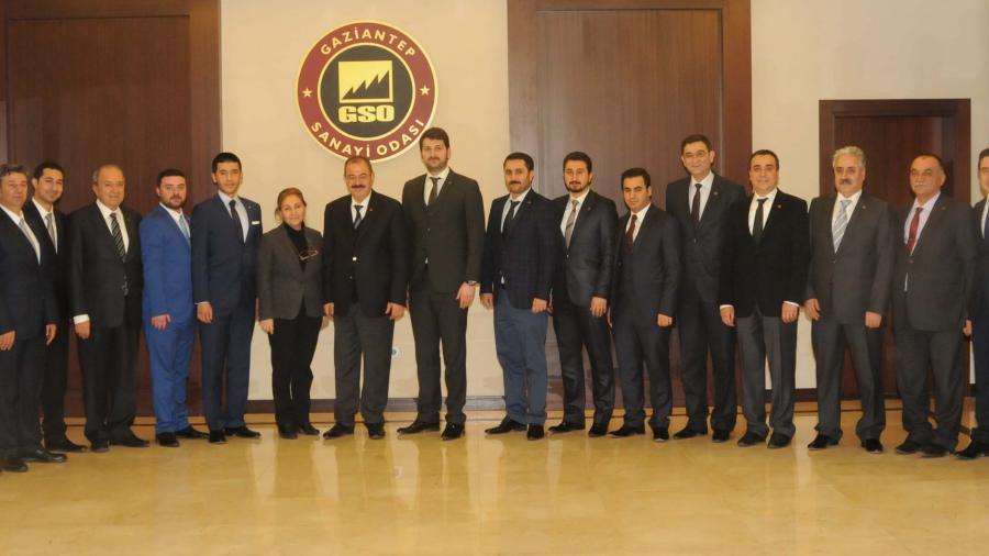 GENÇ MÜSİAD ŞUBESİ YÖNETİMİNDEN GSO'YA ZİYARET