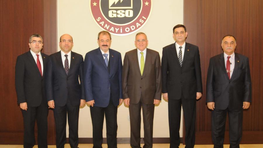 BAŞKAN GÜZELBEY VE BAŞKAN ÖZTEKİN'DEN GSO’YA VEDA ZİYARETİ