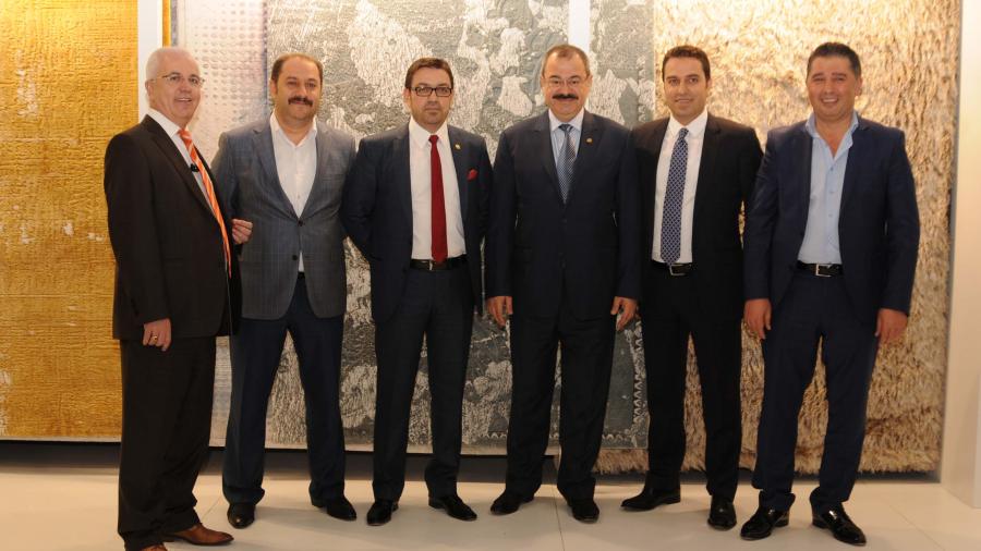 KONUKOĞLU DOMOTEKS GAZİANTEP MAKİNE HALISI FUARI’NI ZİYARET ETTİ