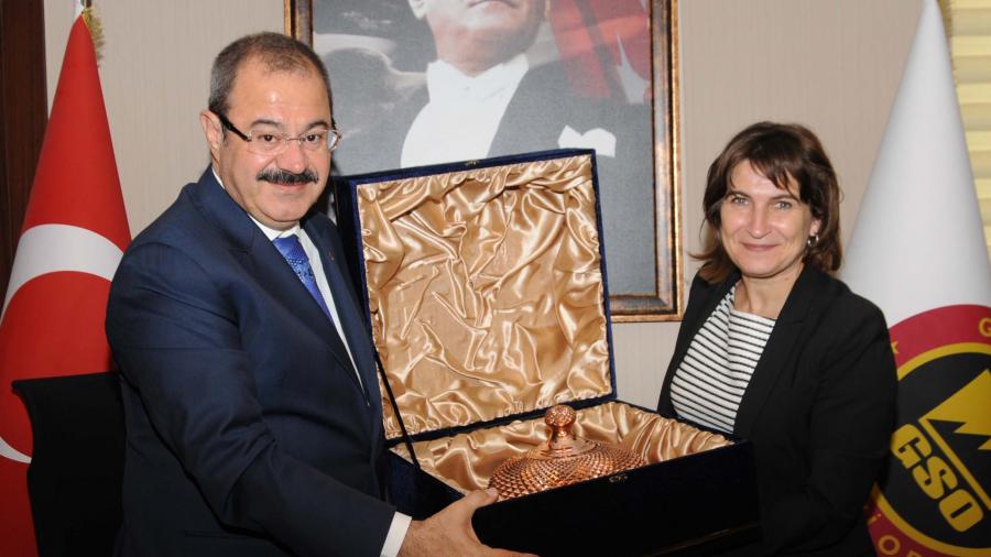 HOLLANDA DIŞ TİCARET BAKANI GSO'YU ZİYARET ETTİ