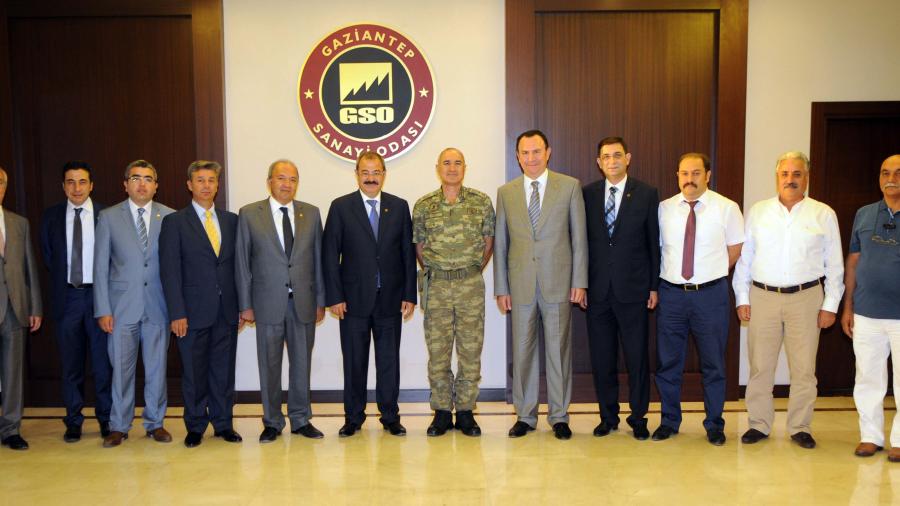 TUĞGENERAL GÜNEŞ, SANAYİCİLERE VEDA ETTİ