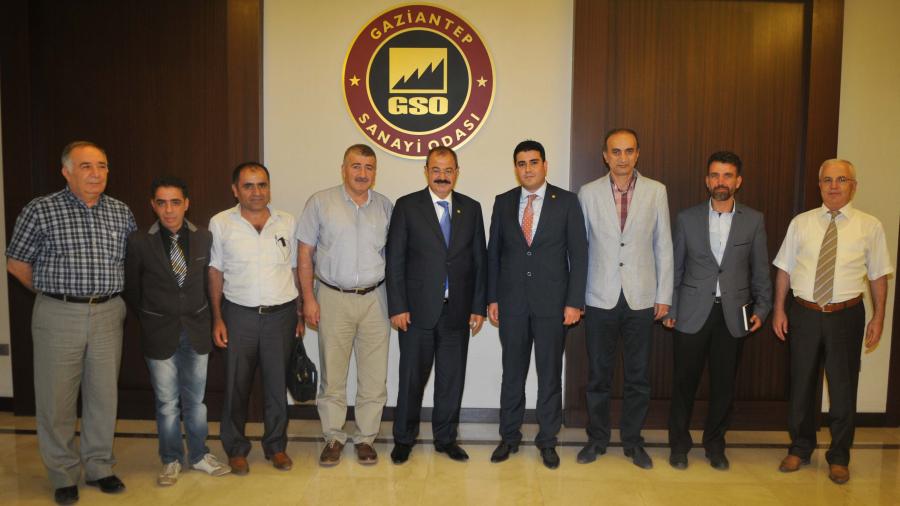 GAZİANTEP GAZETECİLER CEMİYETİ HEYETİ GSO’DA