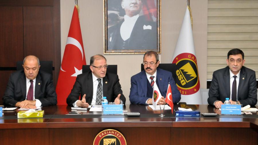 KOÇER, GSO YÖNETİM KURULUNU ZİYARET ETTİ