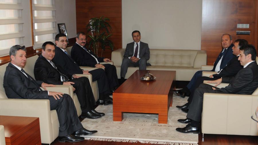 GSO YÖNETİMİNDEN VALİ YERLİKAYA’A ZİYARET