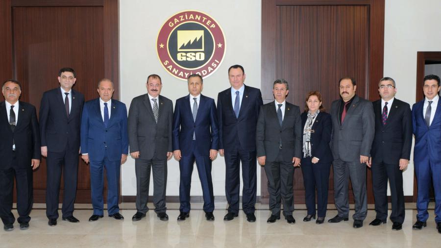 GAZİANTEP VALİSİ ALİ YERLİKAYA GSO’YA İADEYİ ZİYARETTE BULUNDU