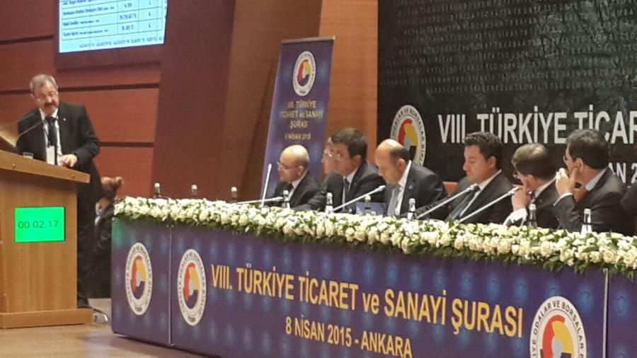 GSO BAŞKANLARI, ‘’8. TÜRKİYE TİCARET VE SANAYİ ŞURASI’’NA KATILDI