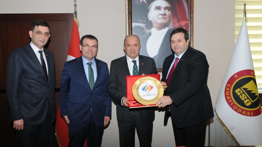 ÇORLU TSO'DAN GAZİANTEP SANAYİ ODASI’NA ZİYARET