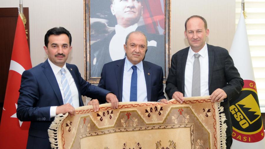 GSO, MANİSA DEMİRCİ KAYMAKAMI VE TSO HEYETİNİ AĞIRLADI