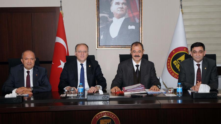 KOÇER, GSO YÖNETİM KURULUNU ZİYARET ETTİ