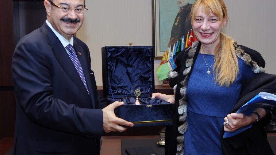 UNDP DAİMİ TEMSİLCİ YARDIMCISI DIMOVSKA, GSO’YU ZİYARET ETTİ