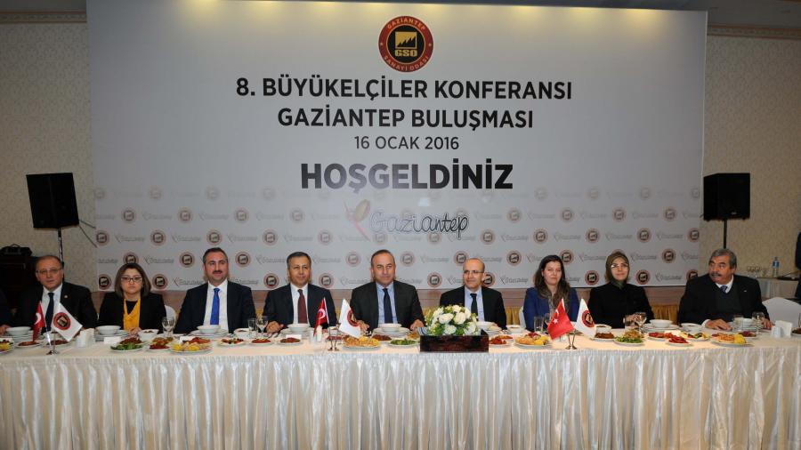 GSO, BÜYÜKELÇİLER HEYETİNİ YEMEKTE AĞIRLADI