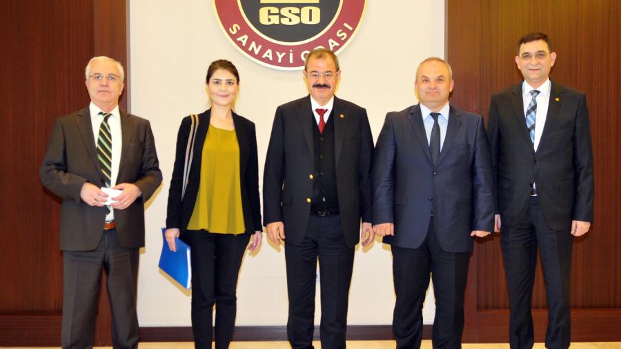 TÜBİTAK MARMARA TEKNOKENT KOORDİNATÖRÜ GSO’YU ZİYARET ETTİ