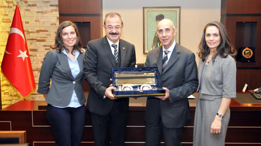 İTALYA BÜYÜKELÇİSİ LUIGI MATTIOLO, GSO’YU ZİYARET ETTİ