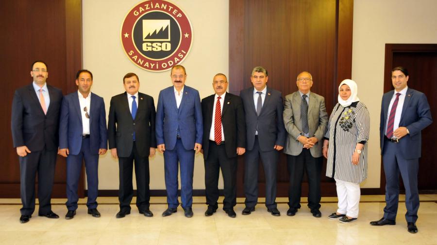 GAZİANTEP DERNEKLERİ FEDERASYONU GSO'YU ZİYARET ETTİ