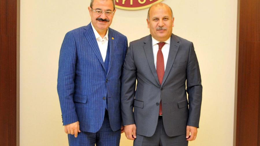 BAŞSAVCI ABDULLAH BAYIR’DAN GSO’YA VEDA ZİYARETİ