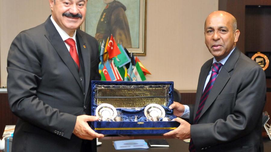 SRİ LANKA’NIN ANKARA BÜYÜKELÇİSİ GSO’YU ZİYARET ETTİ