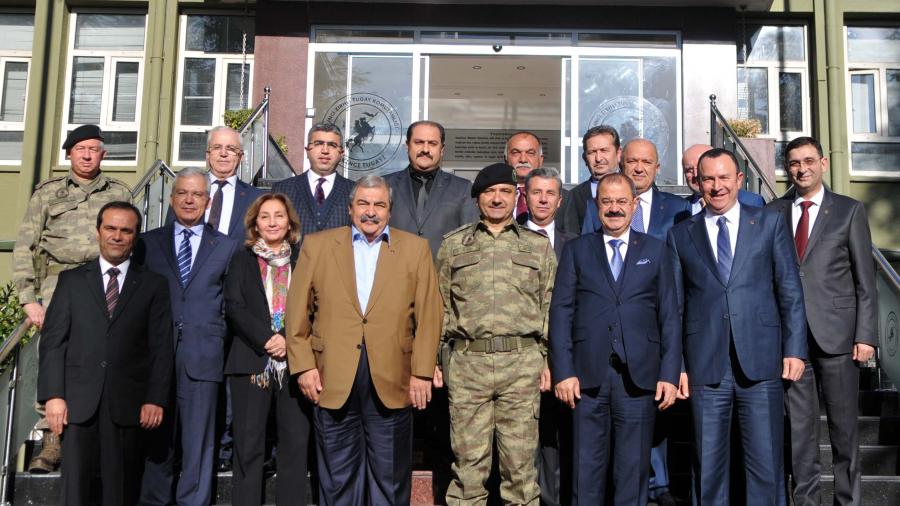 GSO YÖNETİMİNDEN TUGAY KOMUTANINA ZİYARET