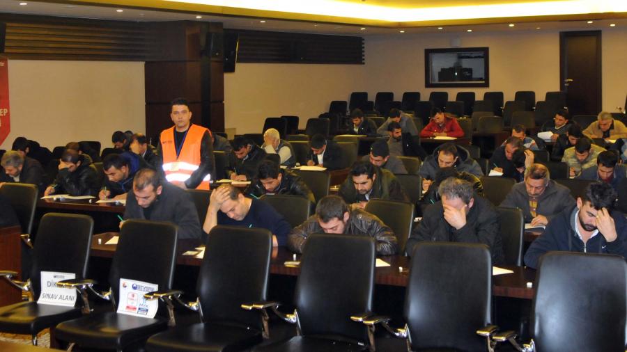 GSO’DA, “MESLEKİ YETERLİLİK BELGESİ” SINAVLARI DEVAM EDİYOR