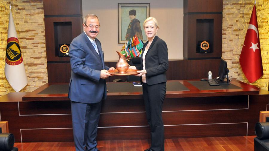 ABD’NİN ADANA KONSOLOSU GSO’YU ZİYARET ETTİ