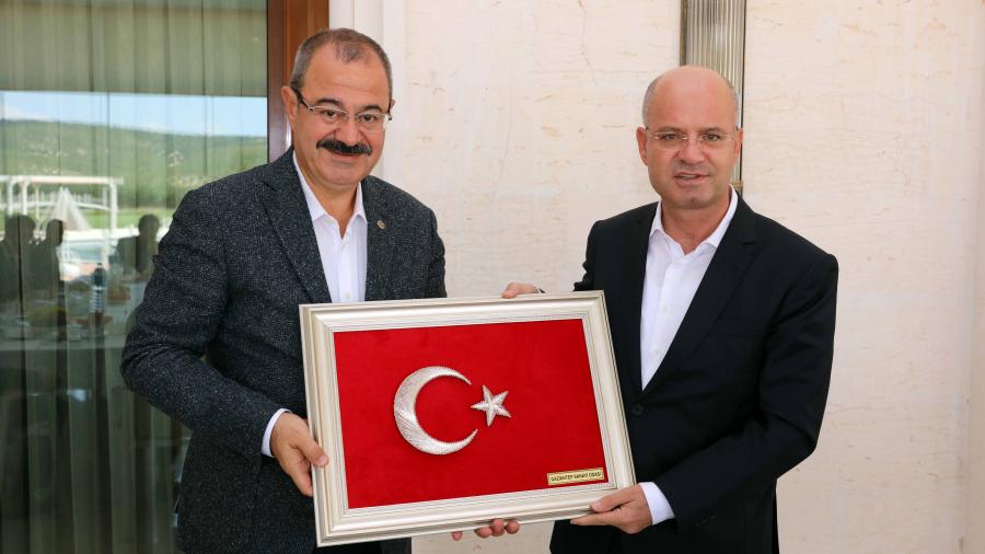 EMNİYET MÜDÜRÜ GÜLVEREN’DEN GSO’YA VEDA ZİYARETİ