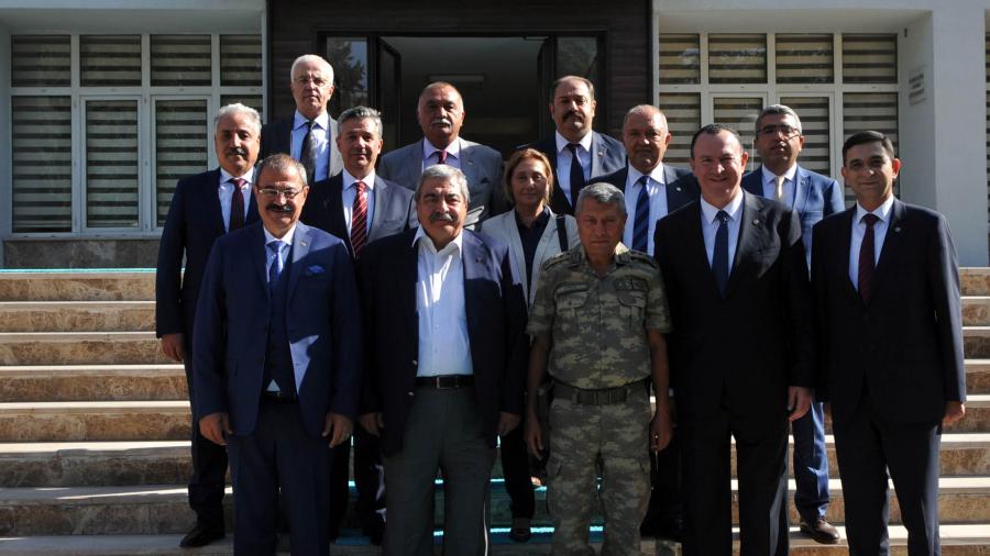 GSO HEYETİ İL EMNİYET MÜDÜRÜ VE İL JANDARMA KOMUTANINA NEZAKET ZİYARETİNDE BULUNDU