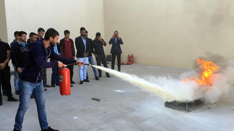 GSOMEM’DE İŞLETMELER İÇİN GENEL YANGIN EĞİTİMLERİ BAŞLADI