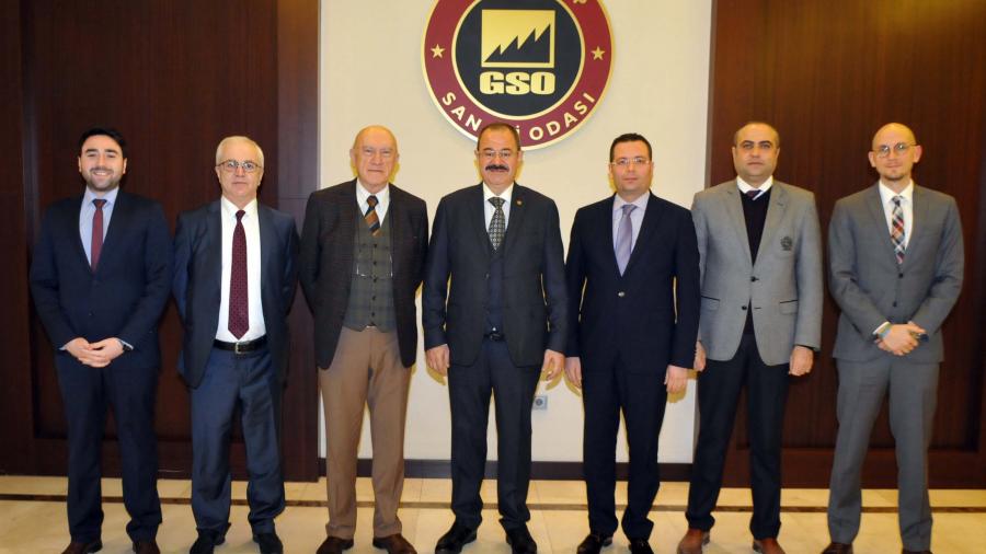 SAĞLIK VE TURİZM ESKİ BAKANLARINDAN BÜLENT AKARCALI, GSO BAŞKANI KONUKOĞLU’NU ZİYARET ETTİ