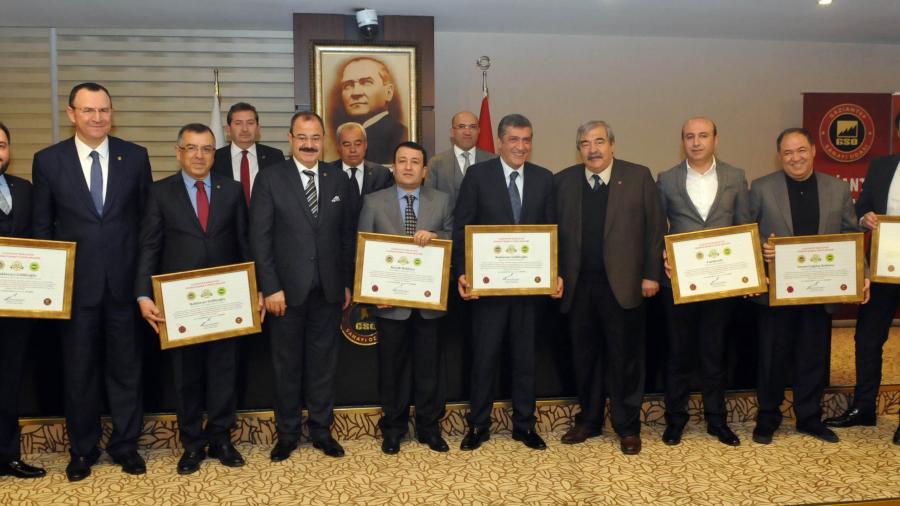 GSO’DA BAKLAVA İMALATÇILARINA, “ANTEP BAKLAVASI” MARKASI VE LOGOSU SERTİFİKASI VERİLDİ