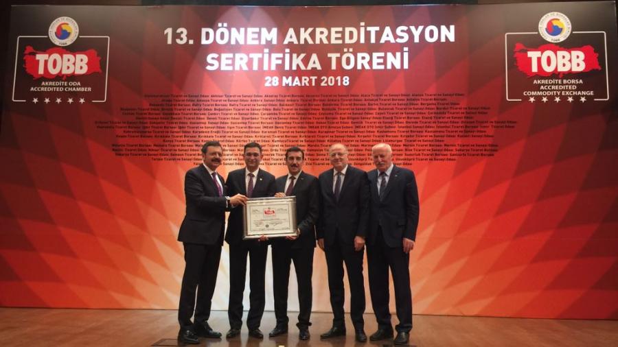 GSO ULUSLARARASI AKREDİTASYON BELGESİNİ YENİLEDİ