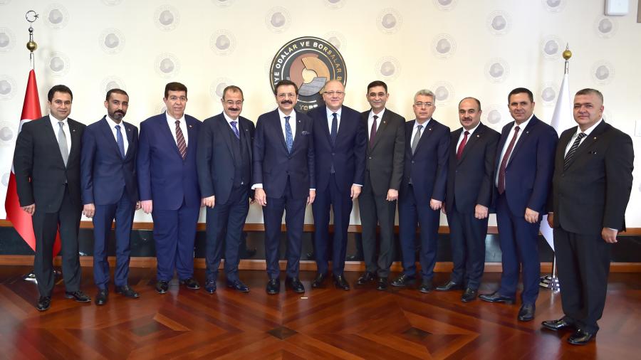 GAZİANTEP İL VE İLÇE ODA VE BORSALARINDAN HİSARCIKLIOĞLU’NA ZİYARET