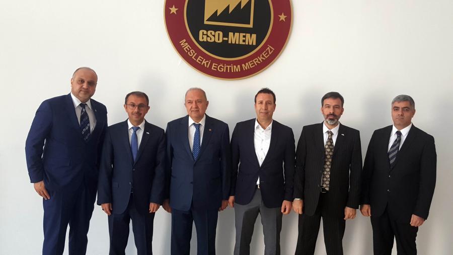 GAİB HALI İHRACATÇILAR BİRLİĞİ’NDEN GSO-MEM’E ZİYARET