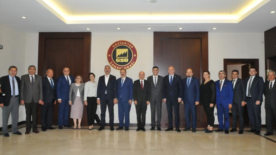 BAŞBAKAN YARDIMCISI ŞİMŞEK VE BAKAN GÜL’DEN GSO’YA ZİYARET