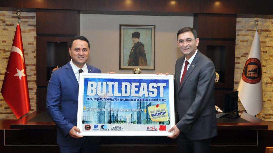 İNŞAAT MÜHENDİSLERİ ODASI’NDAN GSO’YA ZİYARET