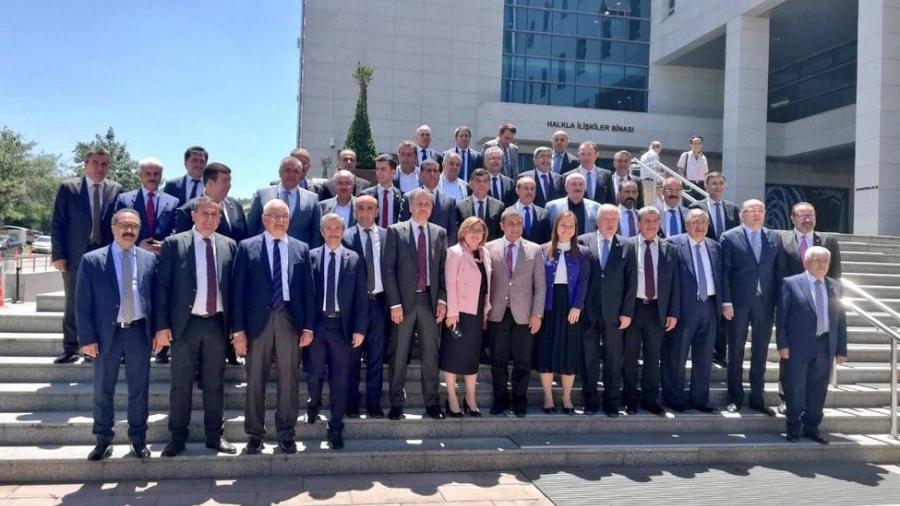 GAZİANTEP HEYETİNDEN BAKAN VE MİLLETVEKİLLERİNE ZİYARET