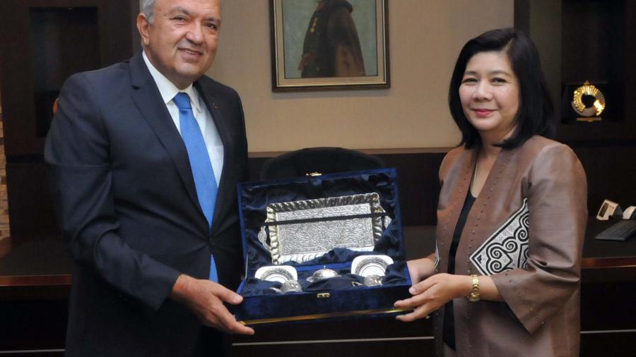 TAYLAND ANKARA BÜYÜKELÇİSİ GSO’YU ZİYARET ETTİ