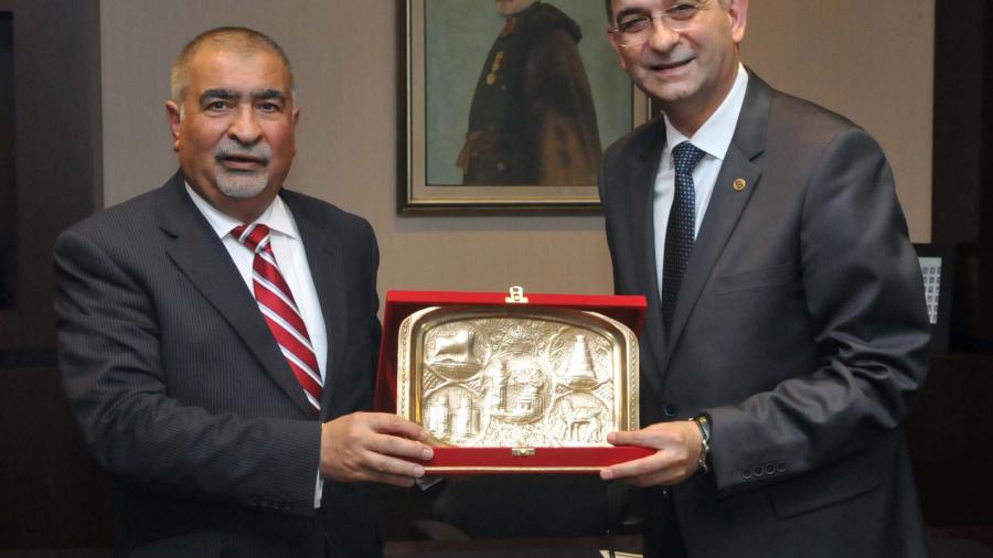 IRAK BÜYÜKELÇİSİ VE BAŞKONSOLOSU GSO’YU ZİYARET ETTİ