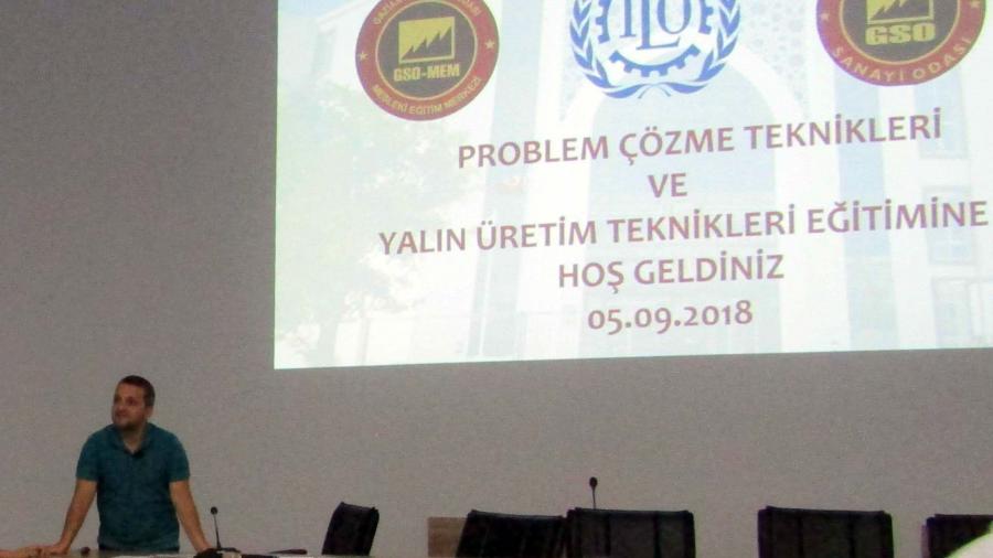 GSO-MEM’DE, “PROBLEM ÇÖZME TEKNİKLERİ VE YALIN ÜRETİM TEKNİKLERİ EĞİTİMİ” GERÇEKLEŞTİRİLDİ