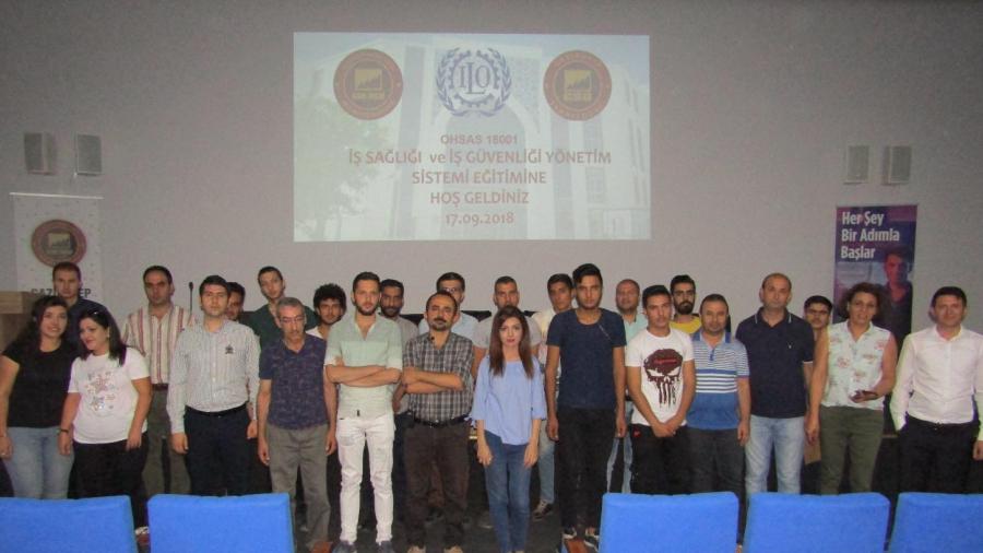 GSO-MEM’DE OHSAS 18001 İŞ SAĞLIĞI VE GÜVENLİĞİ YÖNETİM SİSTEMİ EĞİTİMİ YAPILDI