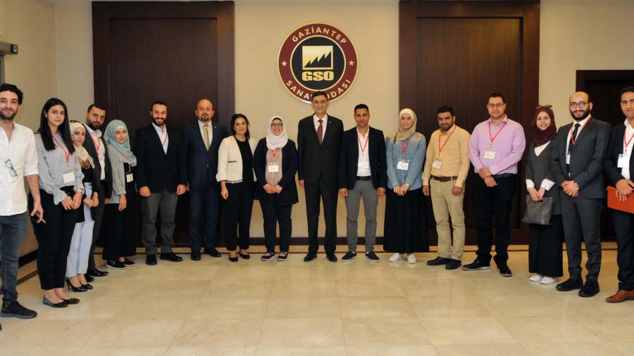 "GENÇLER İÇİN İŞ FIRSATLARI" PROJESİ KAPSAMINDA FİLİSTİNLİ ODA TEMSİLCİLERİ GSO’YU ZİYARET ETTİ