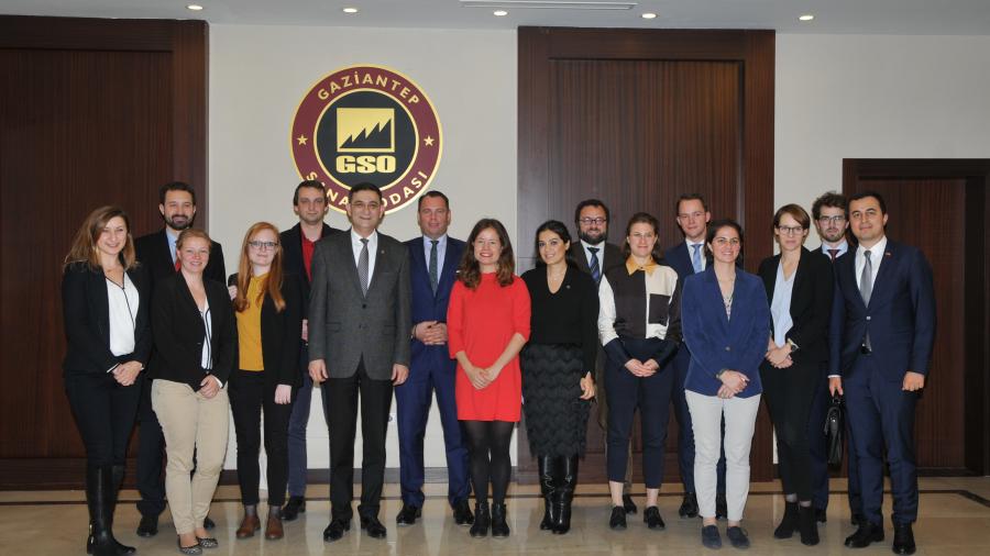 ALMAN GENÇ POLİTİKACILAR DERNEĞİ’NDEN GSO’YA ZİYARET