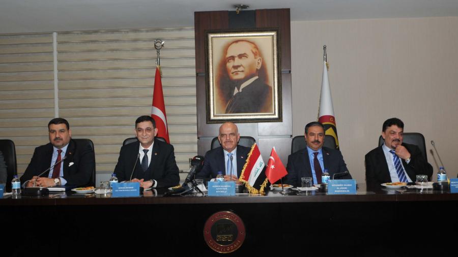 IRAK BÜYÜKELÇİSİ AL-KHATEEB VE BERABERİNDEKİ HEYET GSO’DA SANAYİCİLERLE BULUŞTU