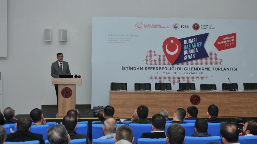 “BURASI GAZİANTEP BURADA İŞ VAR”