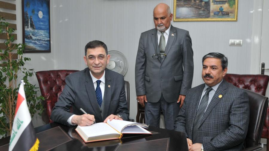 GSO YÖNETİM KURULU BAŞKANI ADNAN ÜNVERDİ’DEN IRAK’IN GAZİANTEP BAŞKONSOLOSU AL-JANABİ’YE TAZİYE ZİYARETİ