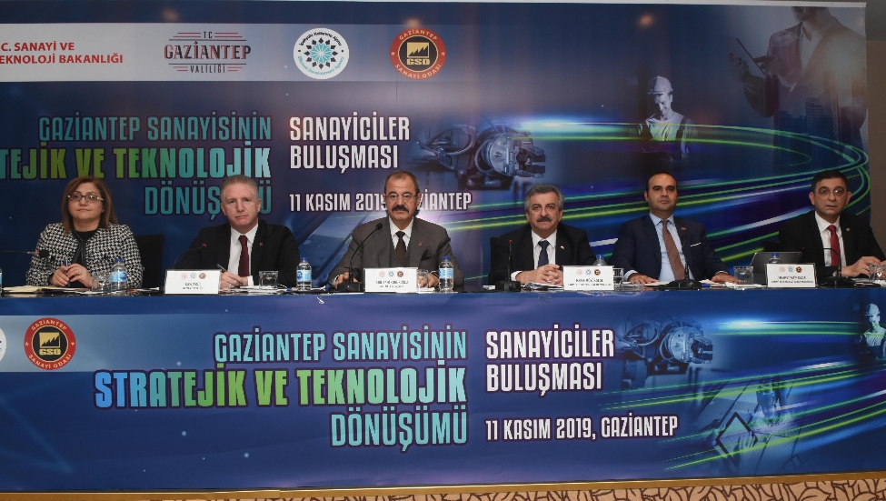 GAZİANTEP SANAYİSİNİN STRATEJİK VE TEKNOLOJİK EYLEM PLANI HAZIRLANIYOR