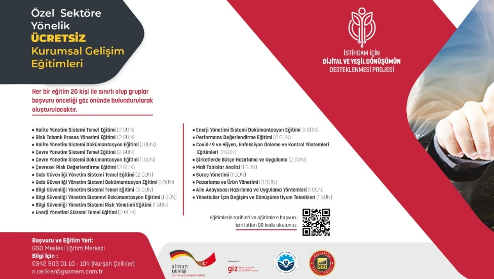 KURUMSAL GELİŞİM EĞİTİMLERİ BAŞVURU KAYITLARI DEVAM EDİYOR