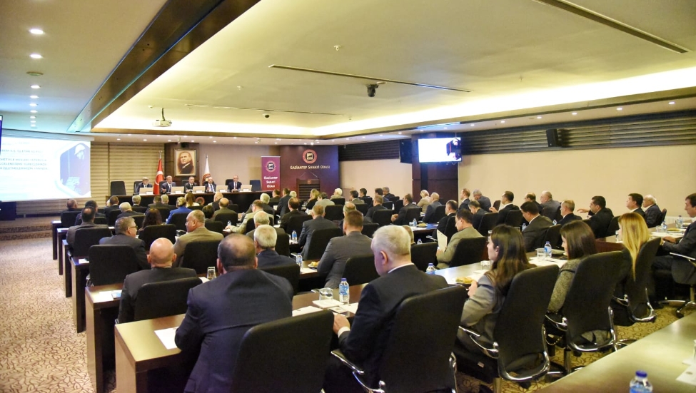 GSO MECLİS TOPLANTISI VALİ KEMAL ÇEBER'İN KATILIMIYLA YAPILDI