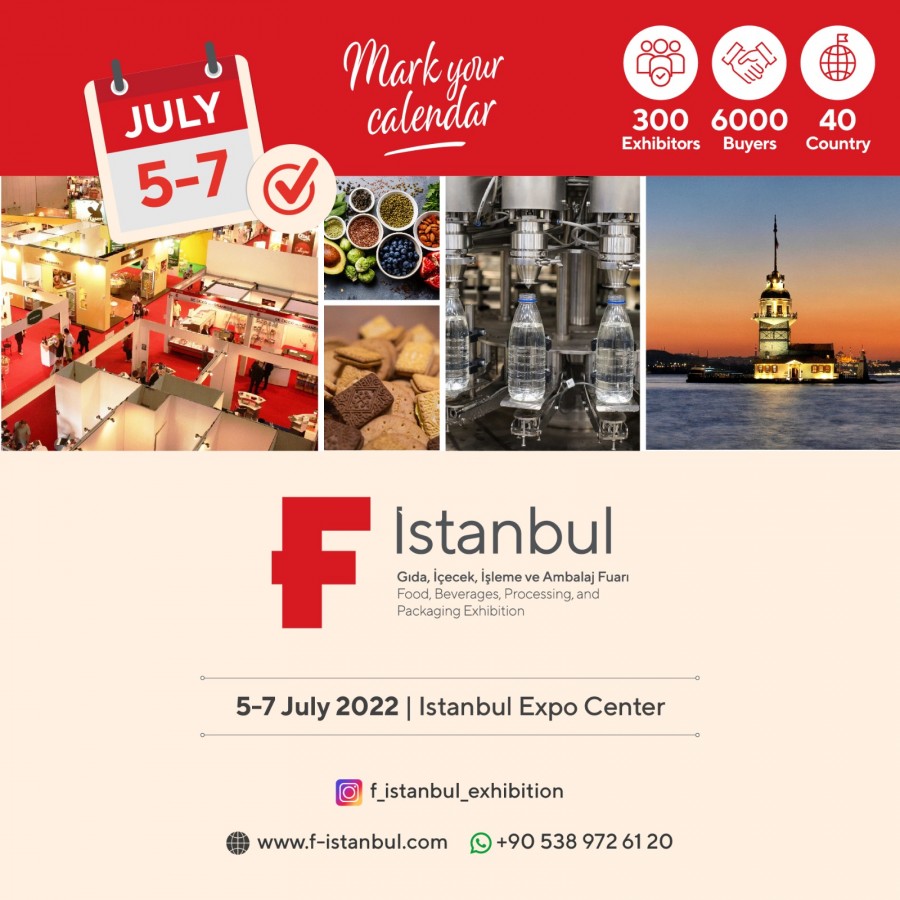 F- İstanbul Gıda, İçecek, İşleme ve Ambalaj Fuarı 